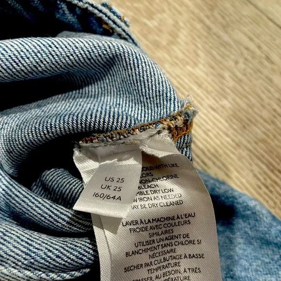 We The Free Bell Bottom Flare Jeans Pants Womens 26x32 - Picture 5 of 13